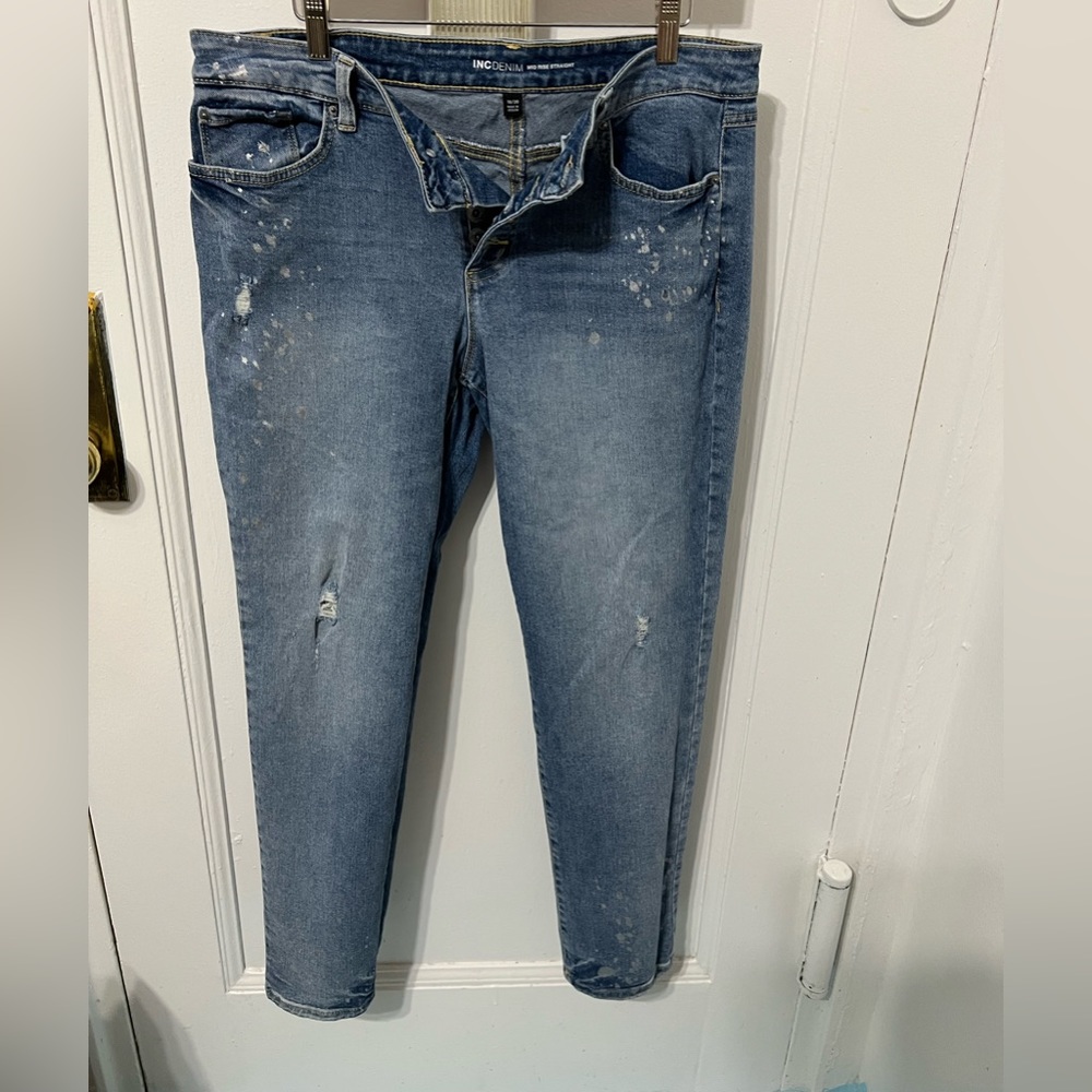 INC DENIM NEW JEANS PANTS size 30 made in JORDAN